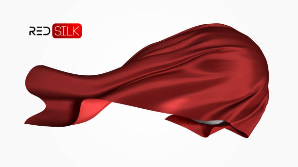 istock Mesh Red Silk on sphere realistic cover design. Red Fashion Background. Realistic 3d object Vector Illustration EPS 10.. 1302889822