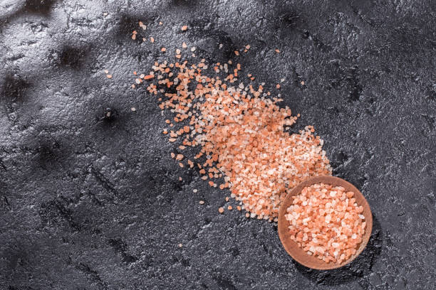 istock Himalayan pink salt crystals 1302892613