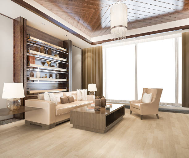 istock 3d rendering luxury business meeting and working room in executive office 1302896856