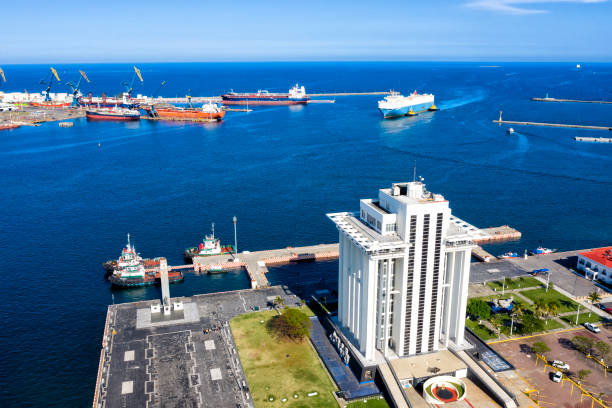 Port of Veracruz, Veracruz, Mexico stock photo