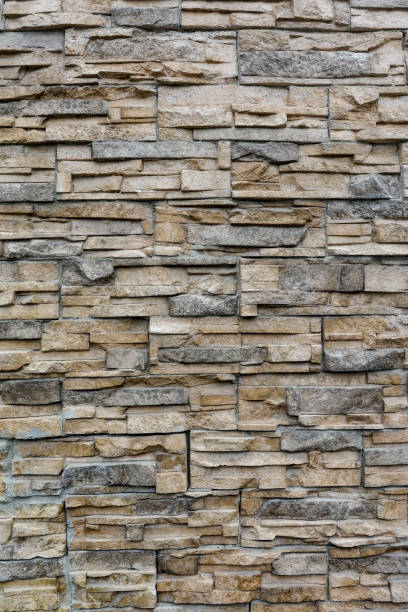 istock decorative stone wall made of natural stone 1302918416