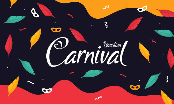 karneval, mardi gras party einladungen lager illustration - mardi gras flash stock-grafiken, -clipart, -cartoons und -symbole