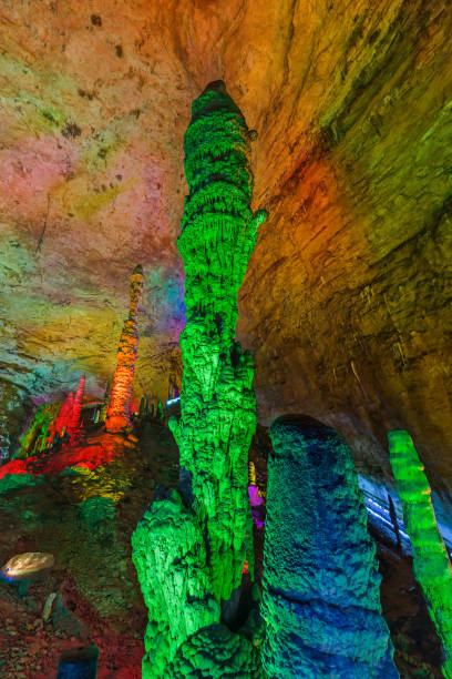 istock Huanglong Yellow Dragon Cave - China 1302934210