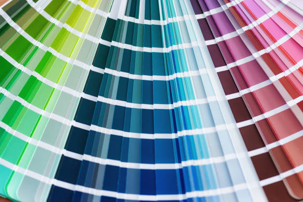 istock Multicolor choice on a color swatch close up 1302939565