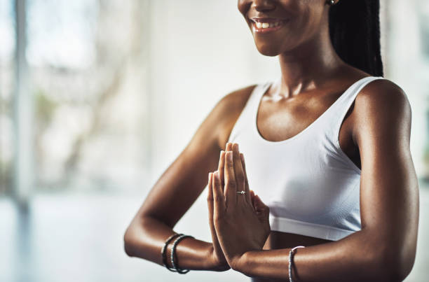 istock It's hard not to be happy when you're doing yoga 1302956905