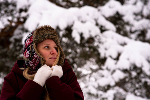 istock Women and winter time 1302959627