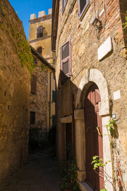istock Street in Montemerano, Tuscany 1302965179