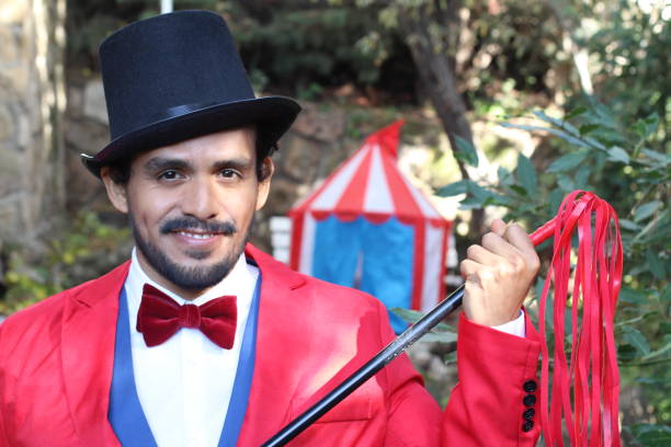 istock Circus tamer with vintage look 1302966646