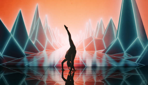 An urban Yogi meditates and practices yoga in the city
