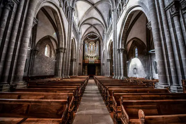 Photo of Tranquility Inside St. Pierre's Cathedral In Geneva, Switzerland