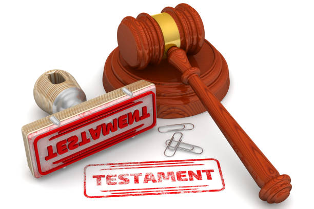 istock Testament. The stamp and an imprint 1302994957