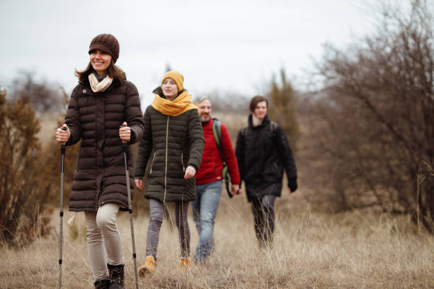 istock Family hiking together 1302995319