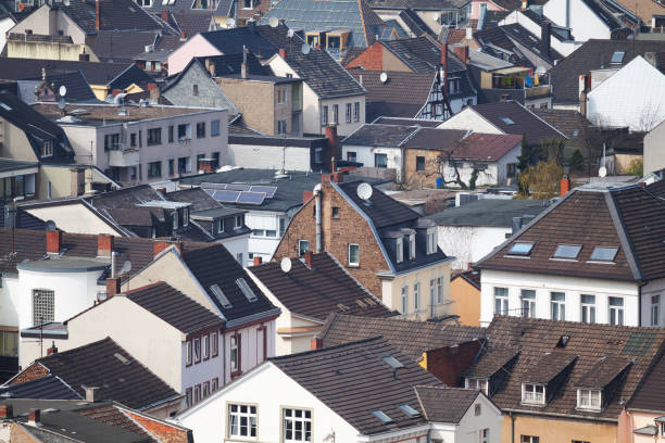 Nuremberg, Germany, view of old town houses, cityscape