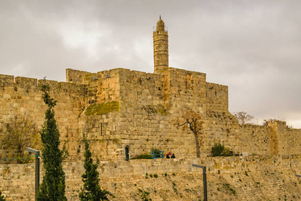 jérusalem, israël - jerusalem judaism david tower photos et images de collection