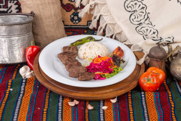 istock Ready-to-serve meals cooked on a white plate 1302999586