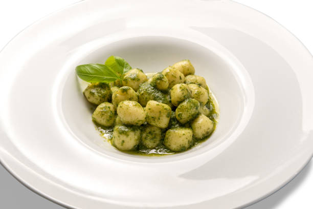 istock Gnocchi with pesto from Genoa 1303005519