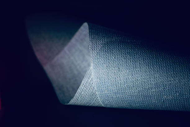 White curvy folded buckram clothes unique photo
