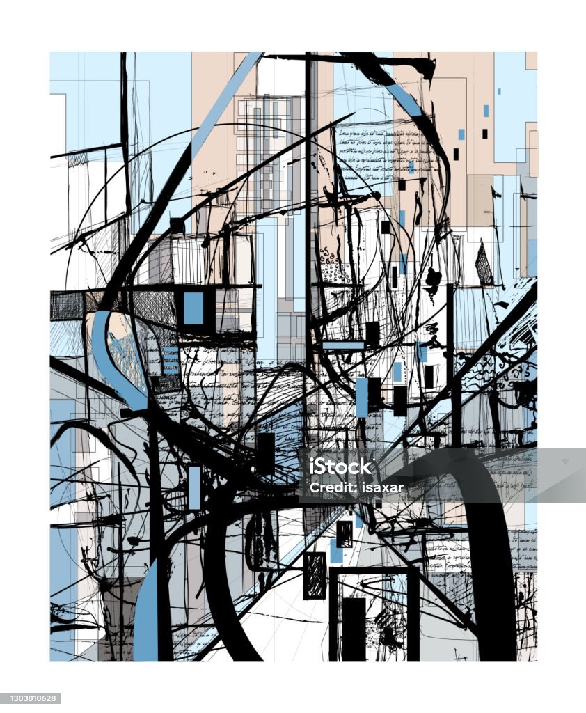 Abstract Vectorial Composition Stock Illustration - Download Image Now ...