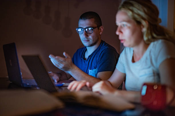 istock He is helping her to do it right. 1303011956