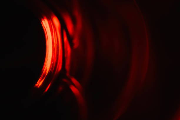 istock Blurry illuminated glowing lights unique photo 1303015538