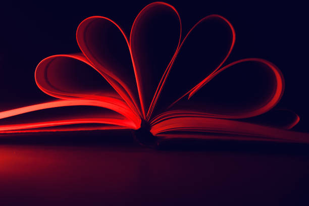 istock Reddish folded pages of a notebook unique photo 1303018292