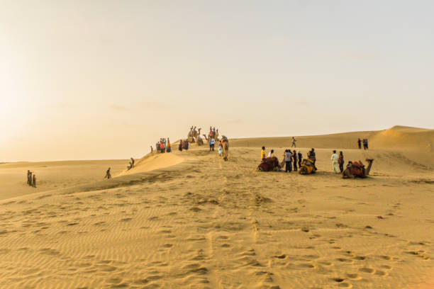 istock Various views of the Sam's sand dunes 1303018313