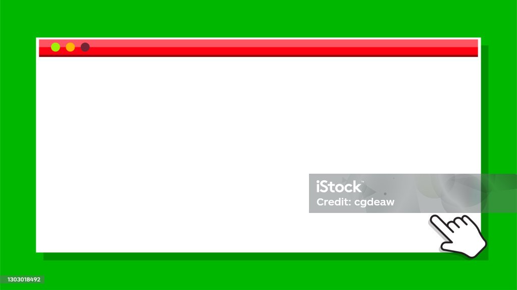 Window Form Blank On Green For Banner Background Template Window Frame ...