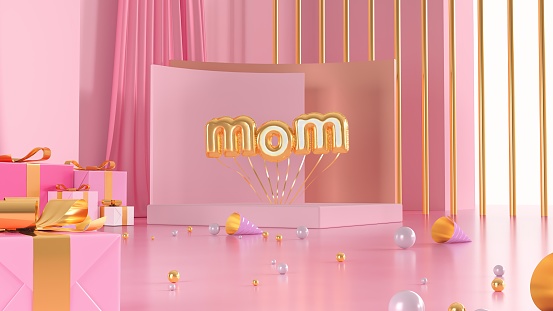 Mother's Day, Mother, Pink Color, Design, Backgrounds
