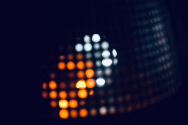 istock Illuminated glowing lights unique blurry photo 1303021304