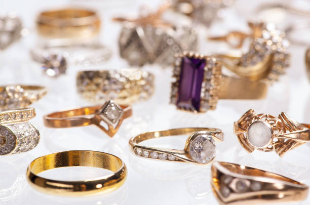 istock Jewelry rings. 1303022219