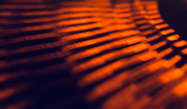 istock Orange lights dark shadows unique blurry photo 1303022472