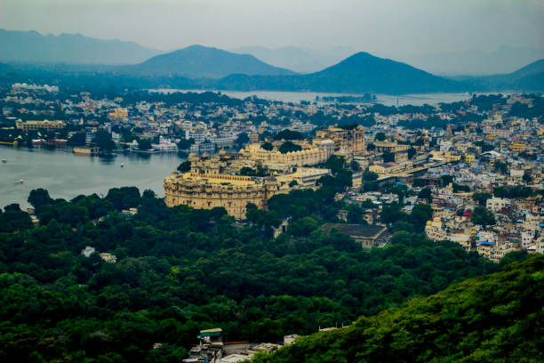 istock Aerial views of Udaipur, Rajasthan 1303024103