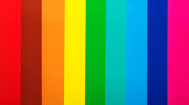 istock Paper multi-colored striped background. Seamless colored striped backgrounds. 1303028861