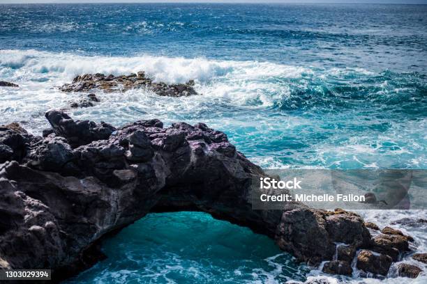 Mermaid Caves Stock Photo - Download Image Now - Beach, Beauty, Cave