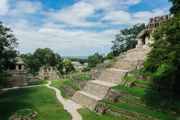 istock Mayan pyramids in Palenque, Mexico 1303032196