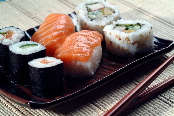istock Delicious Japanese food. 1303043562