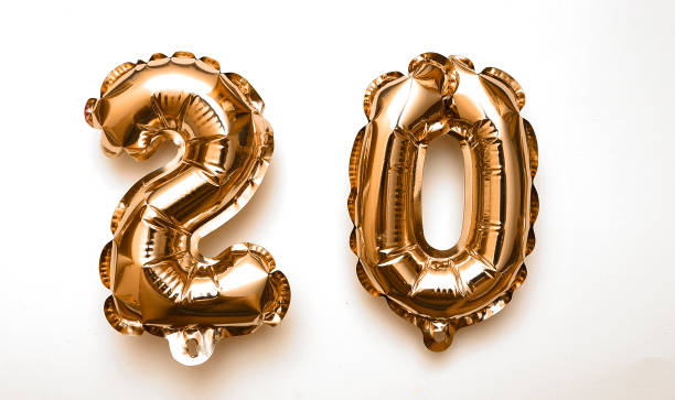 istock Shiny balloons with glitters on festive background. 1303048768