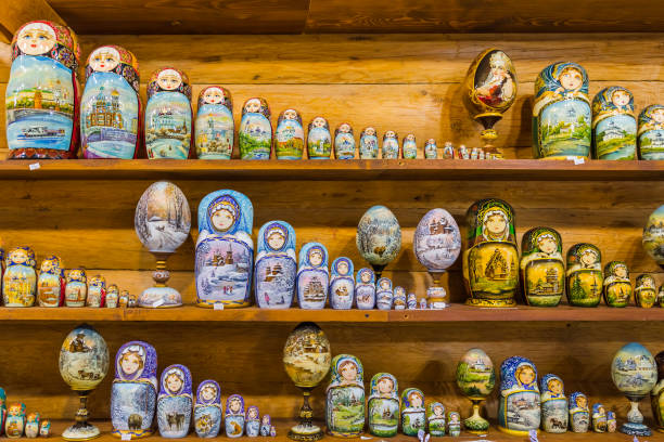 istock Russian Dolls toys Matryoshka 1303050182