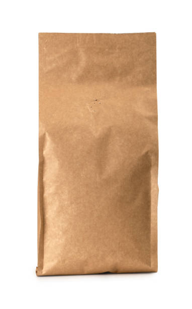 istock Blank brown kraft paper bag. 1303053475
