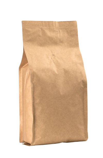 istock Blank brown kraft paper bag. 1303053490