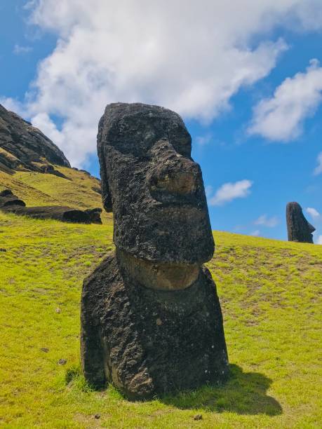 istock Moai statues on Easter Island, Rapa Nui, Chile, Latin America 1303059959