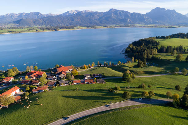 istock Recreational village by the lake 1303070510