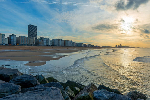 istock Oostende Beach, Belgium 1303076988