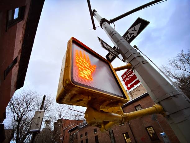 istock Cross Walk Sign - Don’t  Walk 1303078419