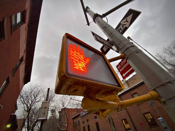 istock Cross Walk Sign - Don’t  Walk 1303078426