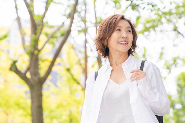 istock senior age woman , smile 1303080572