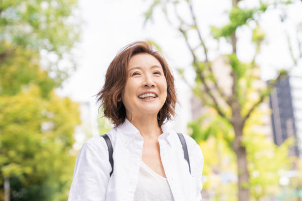 istock senior age woman , smile 1303080594
