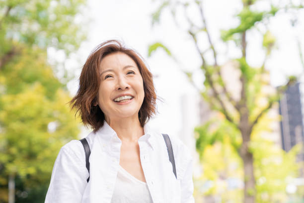 istock senior age woman , smile 1303080629