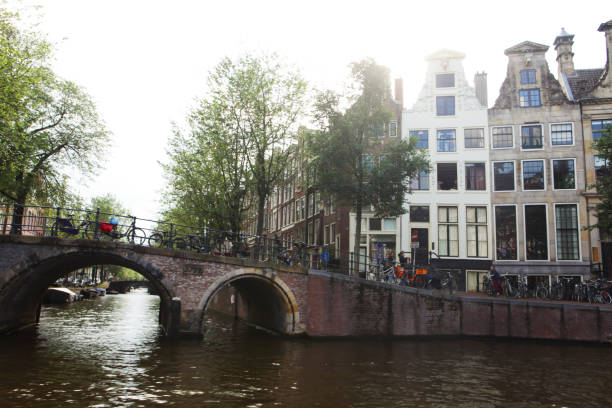 istock Amsterdam canals and typical houses 1303080706