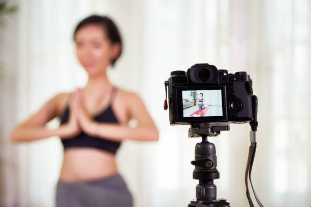 istock Fit woman practicing yoga 1303095759